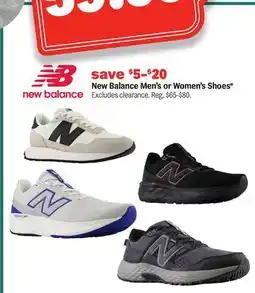 Meijer New Balance Men's or Women's Shoes offer