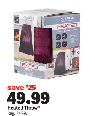 Meijer Heated Throw offer