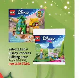 Meijer Select LEGO Disney Princess Building Sets offer
