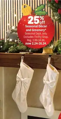 Meijer Seasonal Décor and Greenery offer