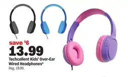 Meijer Techcellent Kids' Over-Ear Wired Headphones offer