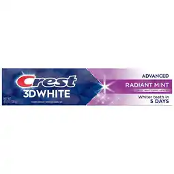 Walgreens Teeth Whitening Toothpaste Radiant Mint offer
