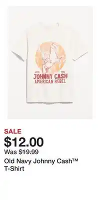 Old Navy Old Navy Johnny Cash T-Shirt offer