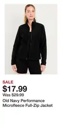 Old Navy Old Navy Performance Microfleece Full-Zip Jacket offer