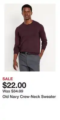 Old Navy Old Navy Crew-Neck Sweater offer
