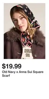 Old Navy Old Navy x Anna Sui Square Scarf offer