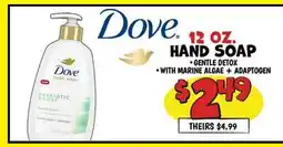 Ollie's Dove HAND SOAP offer
