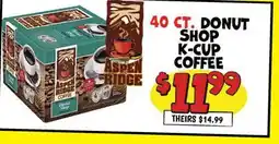 Ollie's DONUT SHOP K-CUP COFFEE offer