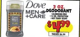 Ollie's Dove MEN+CARE DEODORANT offer