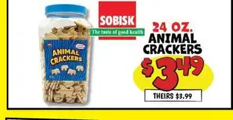 Ollie's SOBISK ANIMAL CRACKERS offer