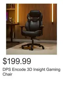 Costco DPS Encode 3D Insight Gaming Chair offer