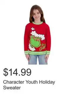 Costco Character Youth Holiday Sweater offer