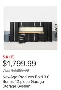Costco NewAge Products Bold 3.0 Series 12-piece Garage Storage System offer