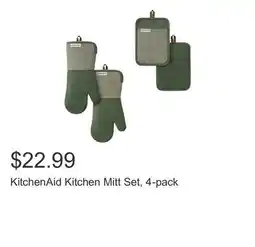Costco KitchenAid Kitchen Mitt Set, 4-pack offer