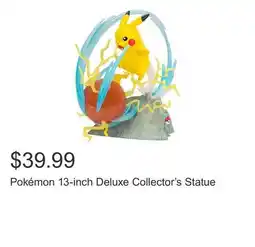 Costco Pokémon 13-inch Deluxe Collector's Statue offer