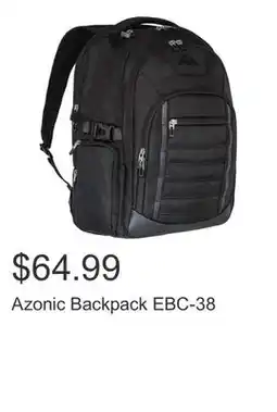 Costco Azonic Backpack EBC-38 offer