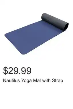 Costco Nautilus Yoga Mat with Strap offer