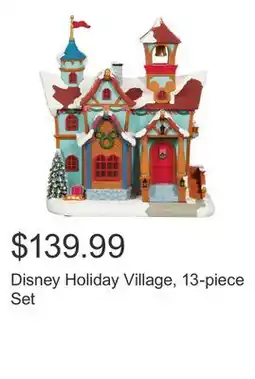 Costco Disney Holiday Village, 13-piece Set offer