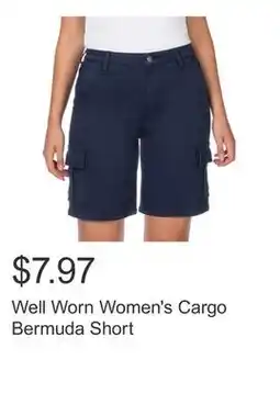 Costco Well Worn Women's Cargo Bermuda Short offer