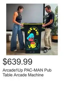 Costco Arcade1Up PAC-MAN Pub Table Arcade Machine offer