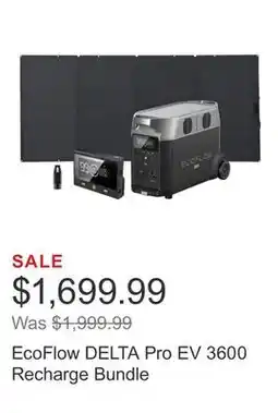 Costco EcoFlow DELTA Pro EV 3600 Recharge Bundle offer