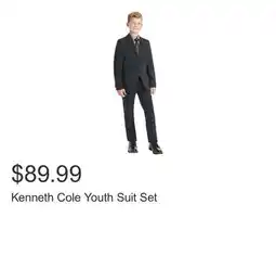 Costco Kenneth Cole Youth Suit Set offer