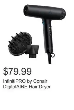 Costco InfinitiPRO by Conair DigitalAIRE Hair Dryer offer
