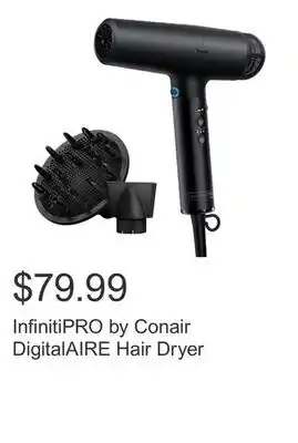 Costco InfinitiPRO by Conair DigitalAIRE Hair Dryer offer