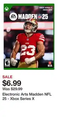 Game Stop Electronic Arts Madden NFL 25 - Xbox Series X offer