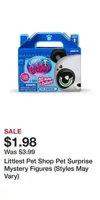 Game Stop Littlest Pet Shop Pet Surprise Mystery Figures (Styles May Vary) offer