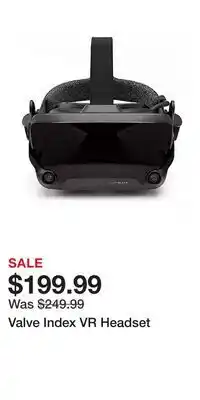 Game Stop Valve Index VR Headset offer