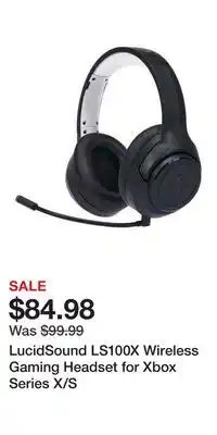 Game Stop LucidSound LS100X Wireless Gaming Headset for Xbox Series X/S offer