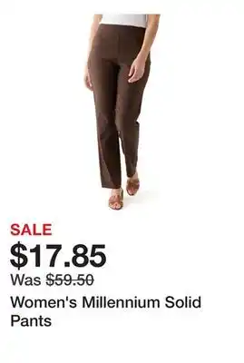 Belk Women's Millennium Solid Pants offer