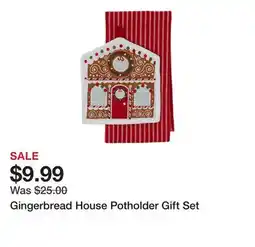 Belk Gingerbread House Potholder Gift Set offer