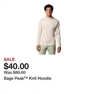 Belk Sage Peak Knit Hoodie offer
