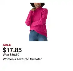 Belk Women's Textured Sweater offer