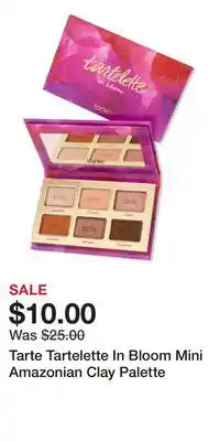 Ulta Beauty Tarte Tartelette In Bloom Mini Amazonian Clay Palette offer