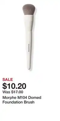 Ulta Beauty Morphe M104 Domed Foundation Brush offer