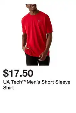 Belk UA Tech Men's Short Sleeve Shirt offer