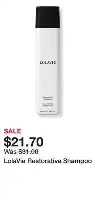 Ulta Beauty LolaVie Restorative Shampoo offer