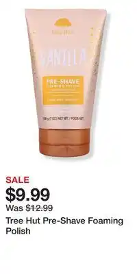 Ulta Beauty Tree Hut Pre-Shave Foaming Polish offer