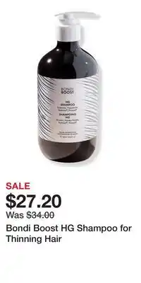 Ulta Beauty Bondi Boost HG Shampoo for Thinning Hair offer