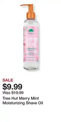 Ulta Beauty Tree Hut Merry Mint Moisturizing Shave Oil offer