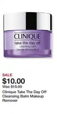 Ulta Beauty Clinique Take The Day Off Cleansing Balm Makeup Remover offer