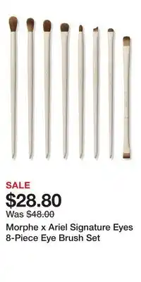 Ulta Beauty Morphe x Ariel Signature Eyes 8-Piece Eye Brush Set offer