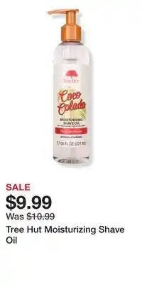 Ulta Beauty Tree Hut Moisturizing Shave Oil offer