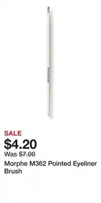 Ulta Beauty Morphe M362 Pointed Eyeliner Brush offer