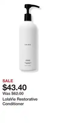Ulta Beauty LolaVie Restorative Conditioner offer