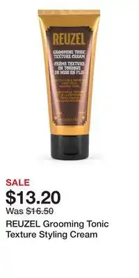 Ulta Beauty REUZEL Grooming Tonic Texture Styling Cream offer