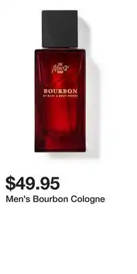 Bath & Body Works Men's Bourbon Cologne offer